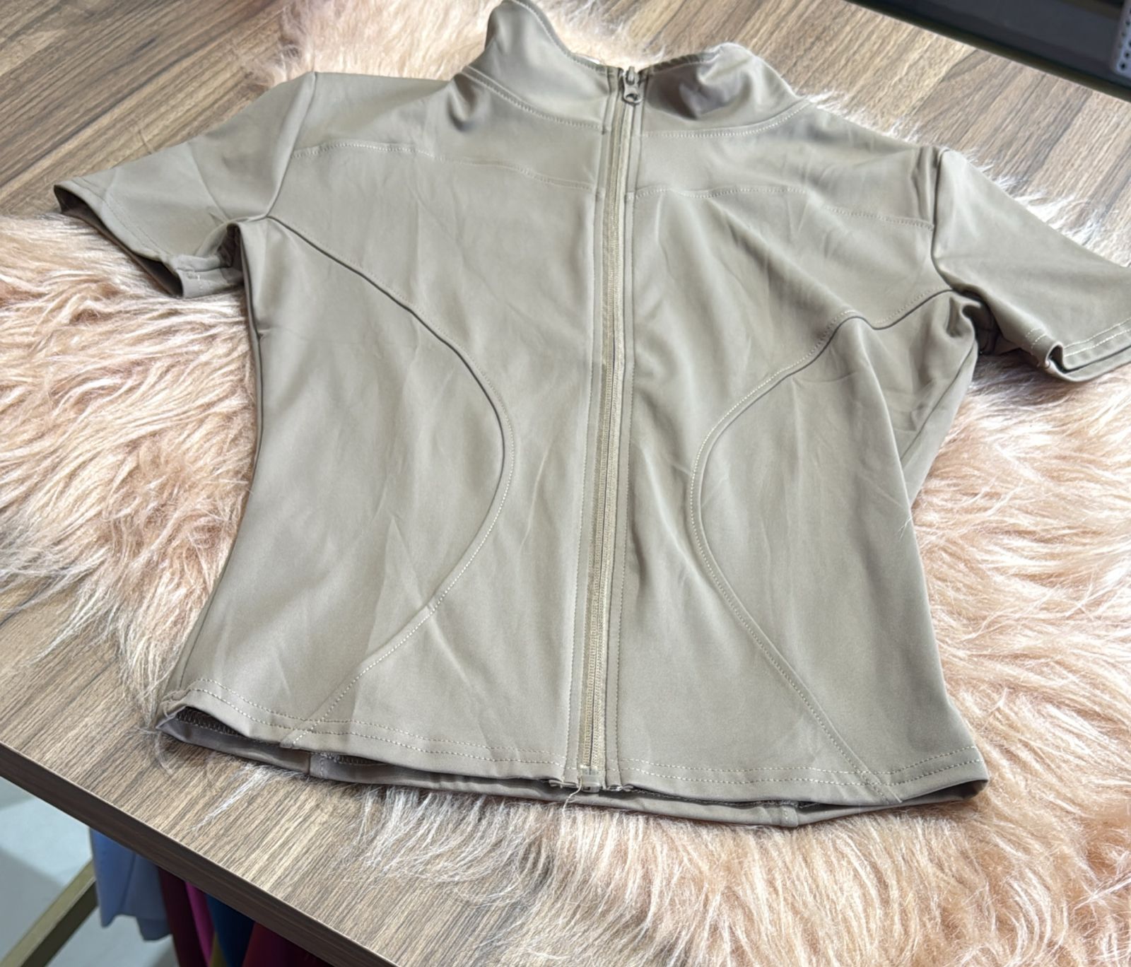 Blusa com Zíper Poliamida
